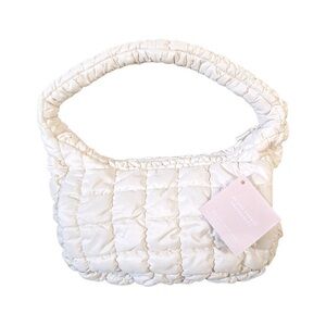 Ariana Grande White Quilted Handbag